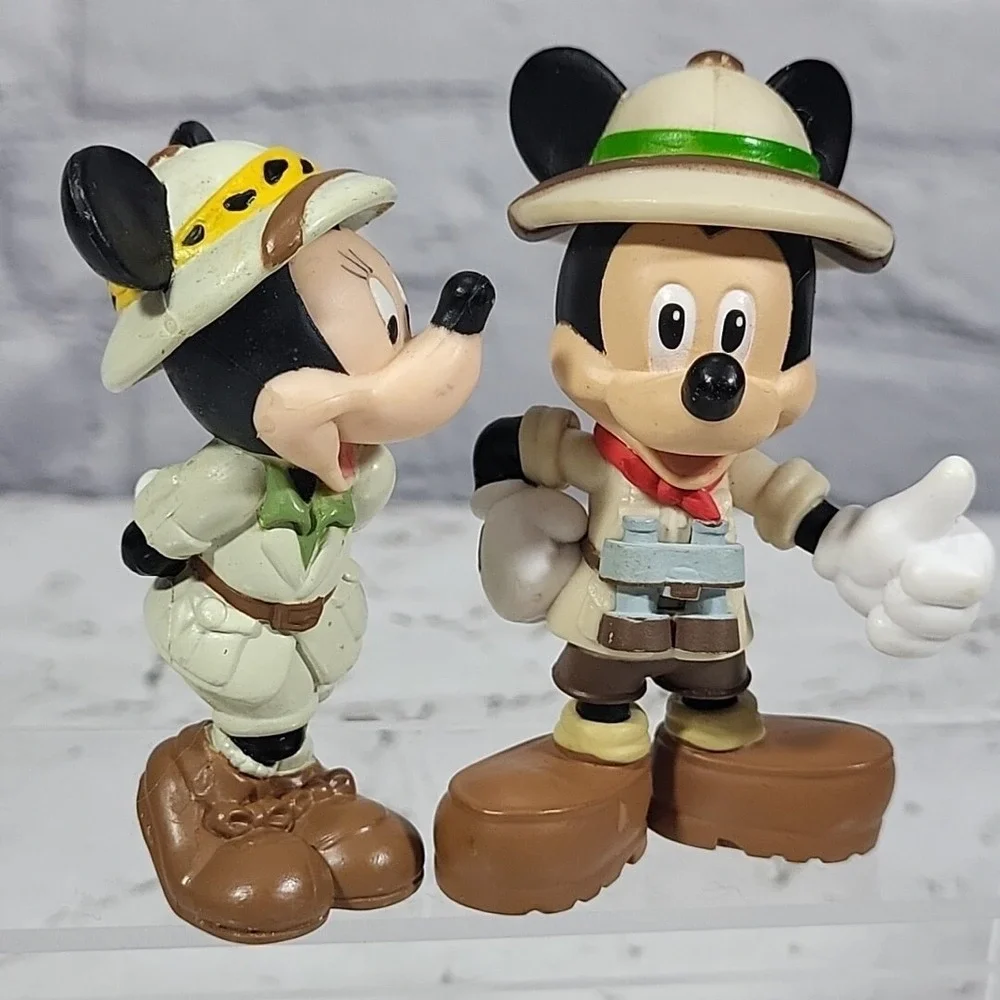 Disney Adventure Figures Mickey Mouse Donald Duck and‎ Nephew Lot of 4